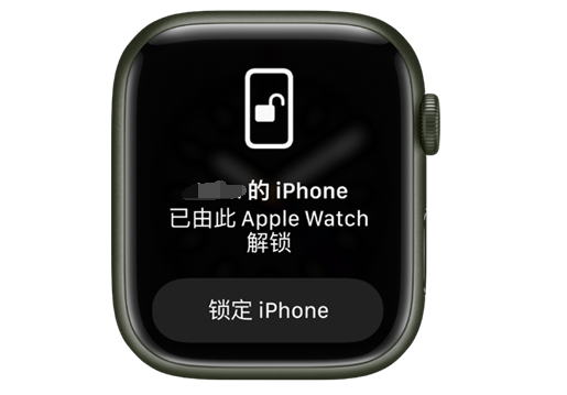 丹江口苹果手机维修分享用 AppleWatch 解锁配备面容 ID 的 iPhone方法 