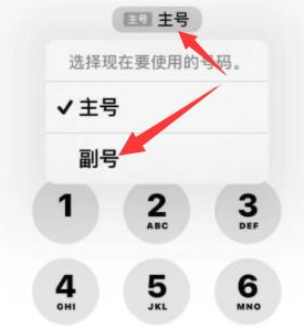 丹江口苹果14维修店分享iPhone 14 Pro Max使用副卡打电话的方法 