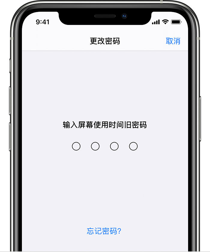 丹江口苹果手机维修分享iOS 14 忘记屏幕使用时间密码怎么办 